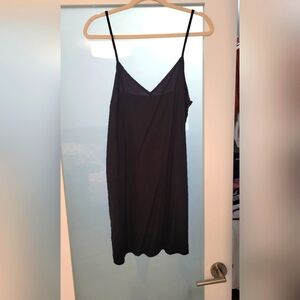 Black TNA Slip Dress